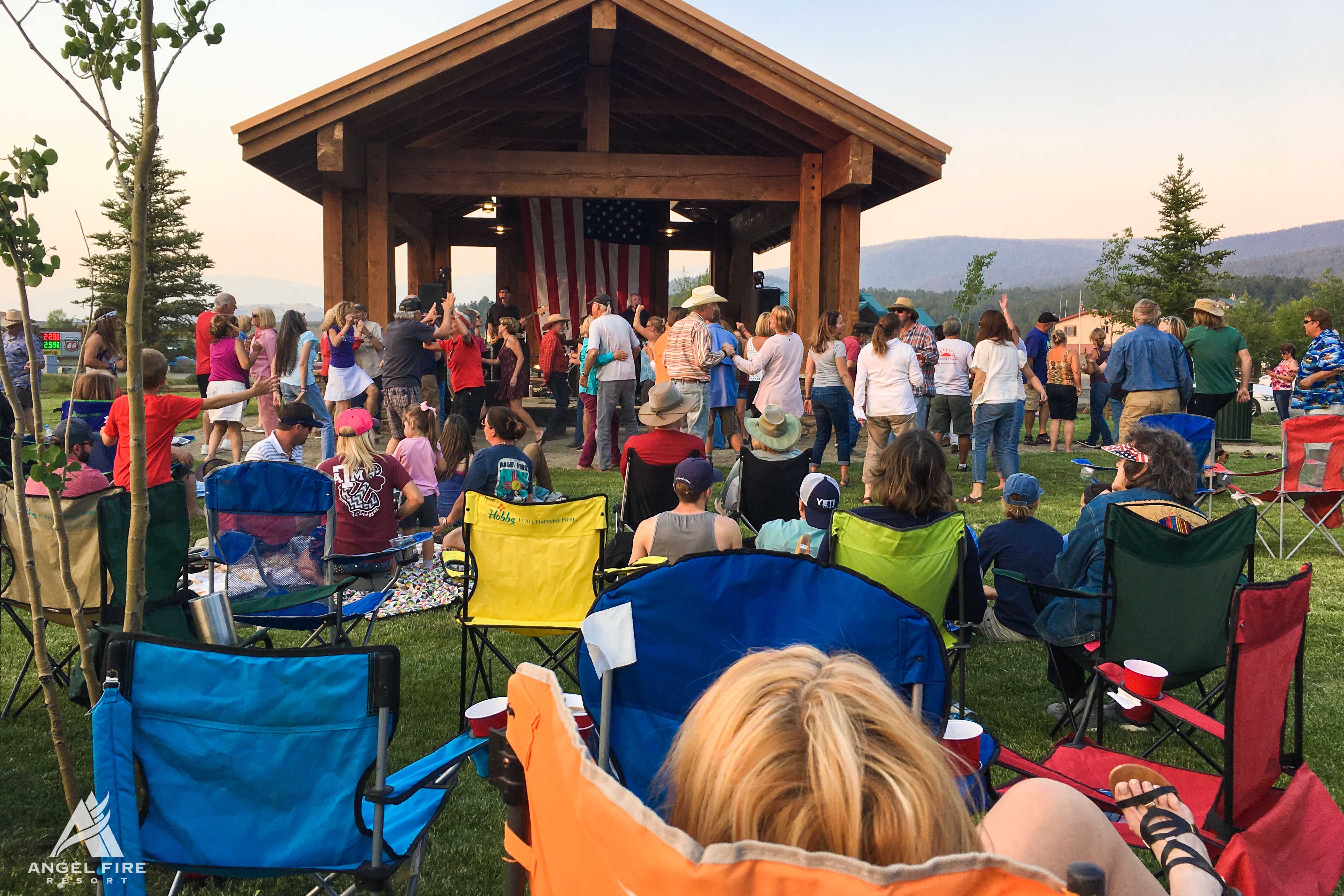 People Dancing at Cool Summer Nights Concert Series