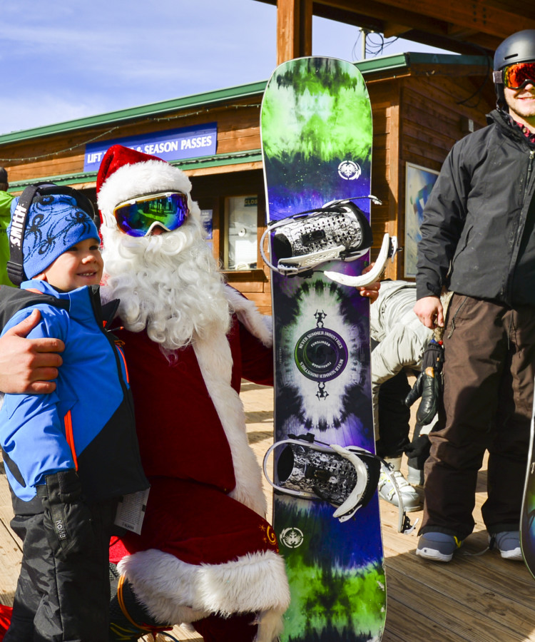 Angel Fire Christmas Ski & Snowboard with Santa