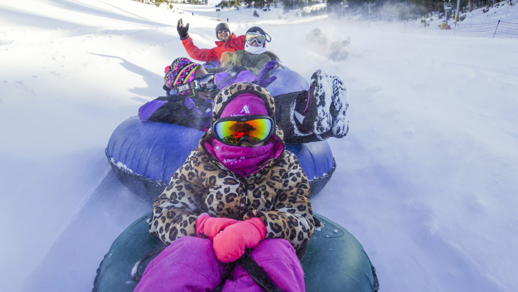 Angel Fire Tubing Hill Family