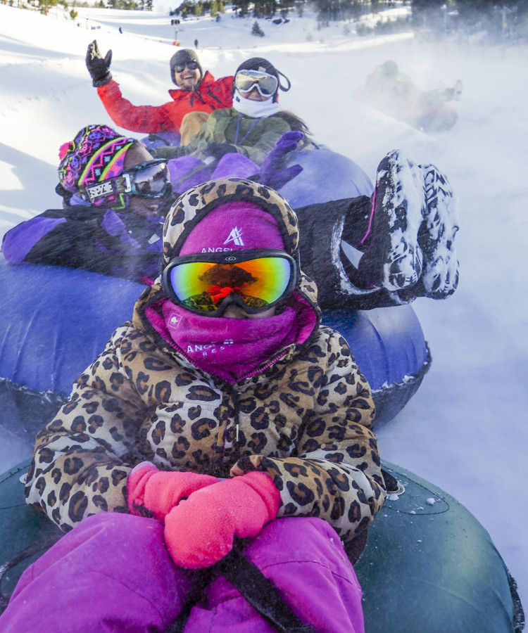 Angel Fire Tubing Hill Family