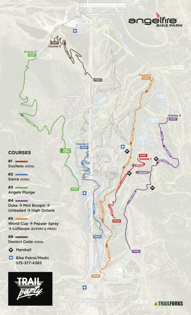 Team MEGA Trail Party Course Map