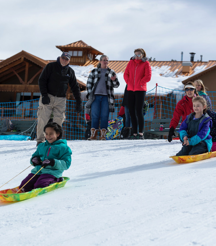 Sledding Hill Angel Fire Resort. Visit. Have fun. Repeat.