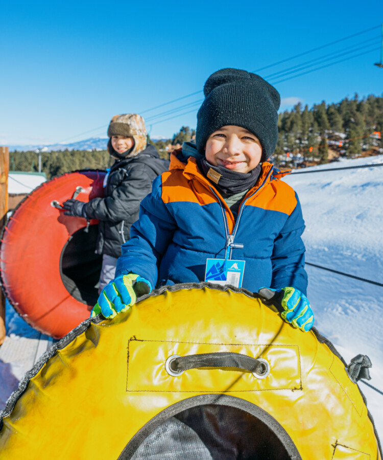 Slide Into Family Fun: Snow Tubing at Angel Fire Resort